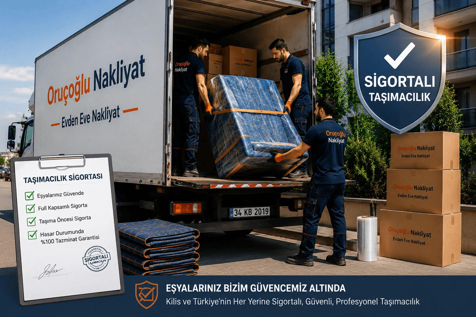 Sigortalı Taşımacılık Kilis detayları